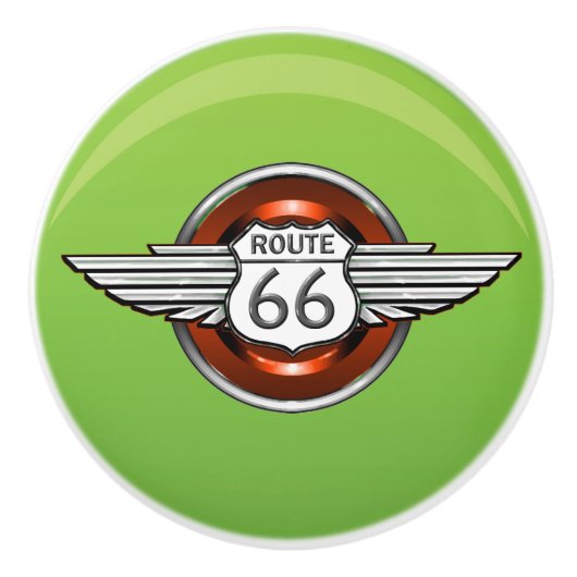 Route 66 Keramische Knoppen - SRF (Voorkant)