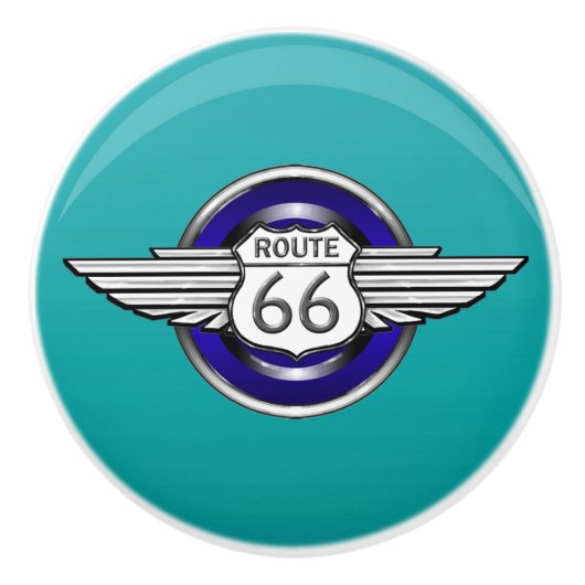Route 66 Keramische Knoppen - SRF (Voorkant)