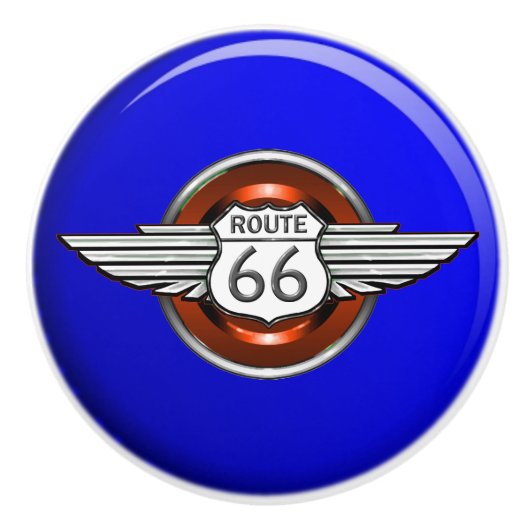 Route 66 Keramische Knoppen - SRF (Voorkant)