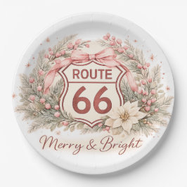 Route 66 Kerst Festivale Buffet Eten Papieren Bordje