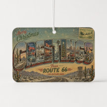 Route 66 Kerstdennen Auto Decoratie