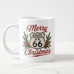 Route 66 Kerstmorgen Koffie Grote Koffiekop