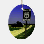 Route 66 Kerstversiering Keramisch Ornament (Rechts)