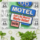 ROUTE 66 keuken-, bast- of badTOWELS 1 Theedoek (Gevouwen)