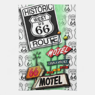 ROUTE 66 Keuken-, bast- of badTOWELS 2 Theedoek