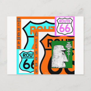 Route 66 Kingman Giganticus Headicus AZ Briefkaart