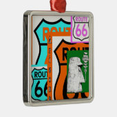 Route 66 Kingman Giganticus Headicus AZ Metalen Ornament (Rechts)