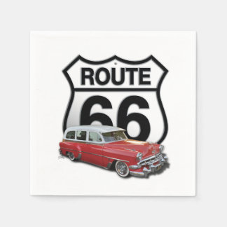 Route 66 Klassieke Auto Servet
