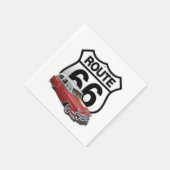 Route 66 Klassieke Auto Servet (Hoek)
