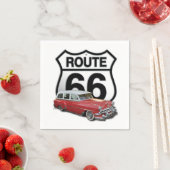 Route 66 Klassieke auto Servet (Insitu)