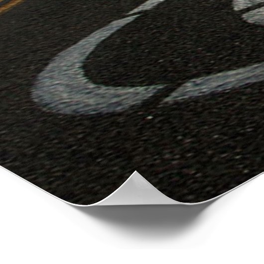 Route 66 -  - Klassieke auto - SRF Poster (Hoek)