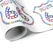 Route 66 kleurensplash! cadeaupapier (Rol Hoek)