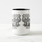 Route 66 koffiekop mok (Midden)