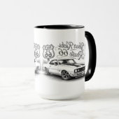 Route 66 koffiemok mok (Voorkant rechts)