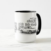 Route 66 koffiemok mok (Voorkant rechts)