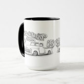 Route 66 koffiemok mok (Voorkant links)