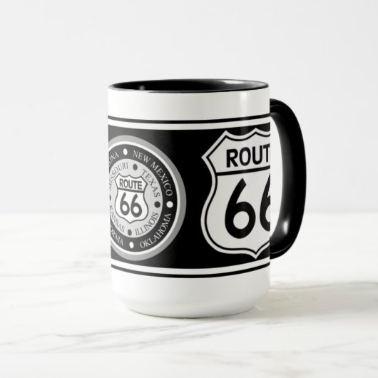 Route 66 KoffieMok Mok (Voorkant rechts)