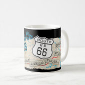 Route 66 krijg je kicks mok (Voorkant rechts)
