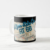 Route 66 krijg je kicks mok (Voorkant links)