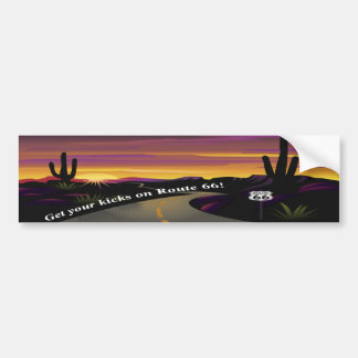 Route 66 Krijg Uw Kicks Bumpersticker