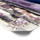 route 66 — kunstdruk op de snelweg poster (Hoek)