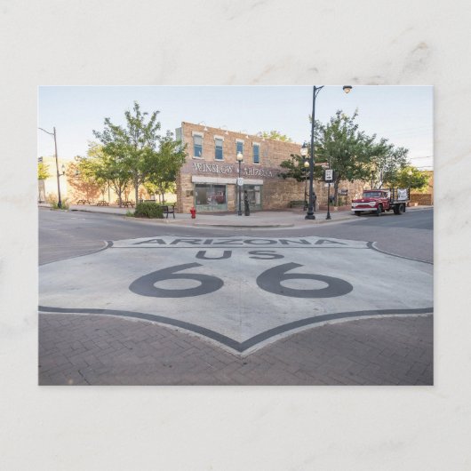 Route 66 Landmark Souvenir Briefkaart (Voorkant)