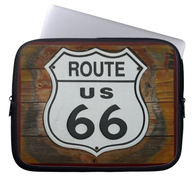 Route 66-laptophoes laptop sleeve (Voorkant)