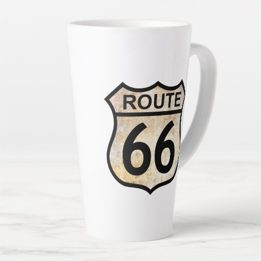 Route 66 latte mok (Rechterhoek)