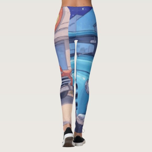 ROUTE 66 LEGGINGS (Achterkant)