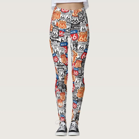 Route 66 leggings (Voorkant)
