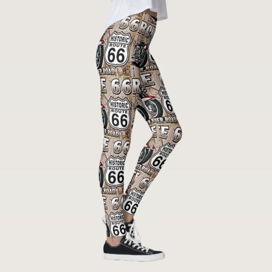 "ROUTE 66 LEGGINGS" LEGGINGS (Rechts)