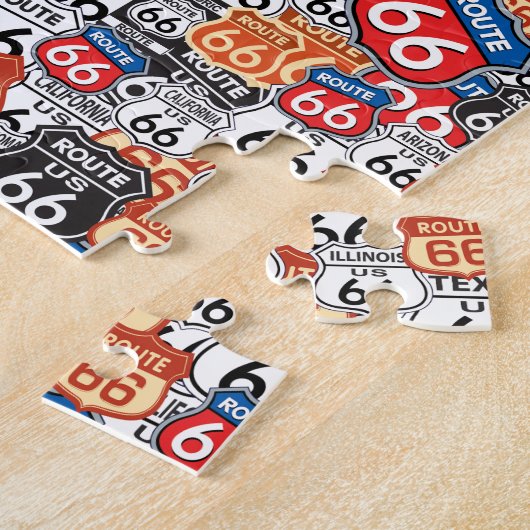 Route 66 legpuzzel (Zijkant)