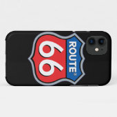 Route 66 Logo Case-Mate iPhone Case (Achterkant (horizontaal))