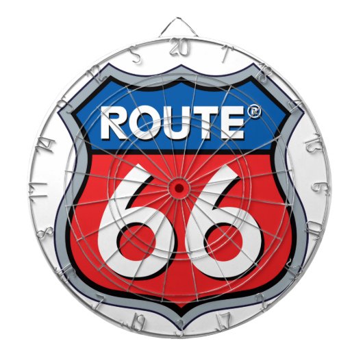 Route 66 Logo Dartbord (Voorkant)