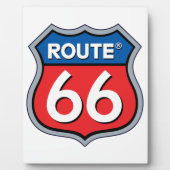 Route 66 Logo Fotoplaat (Voorkant)