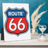 Route 66 Logo Fotoplaat (Zijkant)