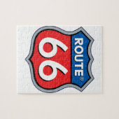 Route 66 Logo Legpuzzel (Horizontaal)