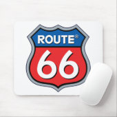 Route 66 Logo Muismat (Met muis)