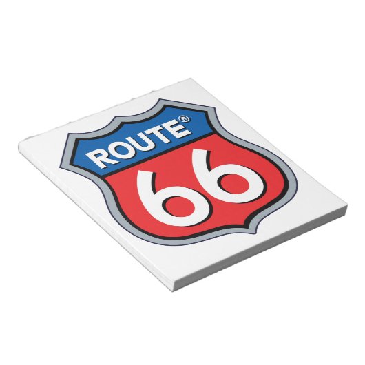 Route 66 Logo Notitieblok (Schuin)
