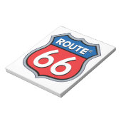Route 66 Logo Notitieblok (Linkerzijde)