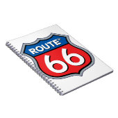 Route 66 Logo Notitieboek (Rechterzijde)