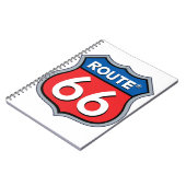 Route 66 Logo Notitieboek (Linkerzijde)