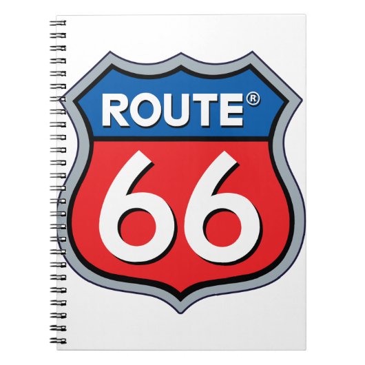 Route 66 Logo Notitieboek (Voorkant)