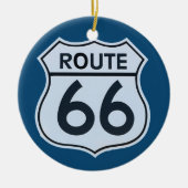 Route 66 Logo Ornament (Voorkant)