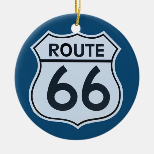 Route 66 Logo Ornament (Voorkant)