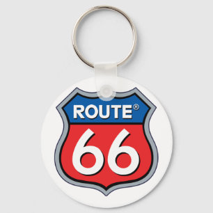 Route 66 Logo Sleutelhanger