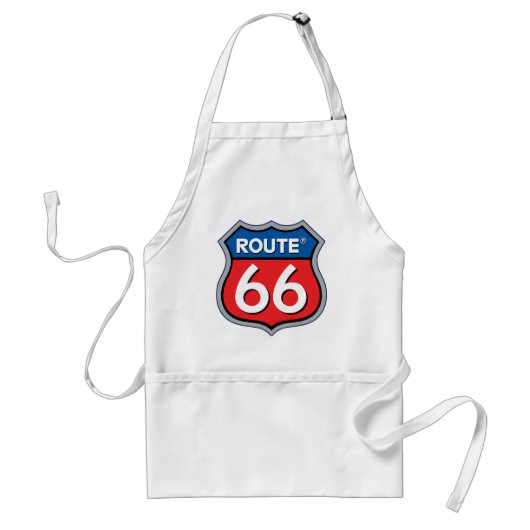 Route 66 Logo Standaard Schort (Voorkant)