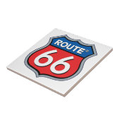 Route 66 Logo Tegeltje (Zijkant)