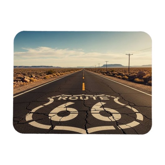 Route 66 magneet (Horizontaal)