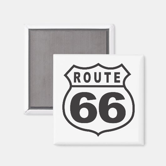 Route 66 magneet (Voorkant / Achterkant)
